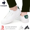 ルコック スリッポン スニーカー レディース 手を使わずに履ける靴 ハンズフリー 手を使わない le coq sportif ルコックスポルティフ コートシュー...