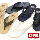 EDWIN サンダル メンズ フットベットサンダル フラットサンダル トングサンダル オフィス エド ...