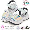 ni-mo ニーモ サンダル キッズ 女の子 ジュニア ウェッジソール ムーンスター ジュニアサンダル キッズサンダル 厚底 NM J131 J106 J082