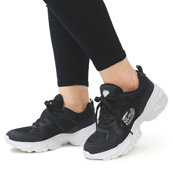 ni-mo ニーモ スニーカー 女の子 キッズ 厚底 ムーンスター 子供靴 ひも靴 紐靴 ジュニア キッズシューズ ATSUZOKO NM superfoot-10001361 Super Foot サンプル画像3