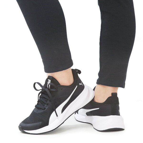 PUMA プーマ レディース ジュニア キッズ スニーカー ランニングシューズ ウォーキングシューズ フライヤー ライト 女性 男の子 女の子 子供靴 運動靴 紐靴 ひも靴 FLYER LITE Jr superfoot-10003246 Super Foot サンプル画像2