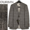 ◆D'URBAN ダーバン◆秋冬モデル 定価 86,900円 日本製 ウィンドペンチェック柄 シルク・ウールジャケット グレー(Y5サイズ) メンズジャケット ビジネス カジュアル おしゃれ