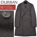 ダーバン チェスターコート メンズ ◆D'URBAN ダーバン◆定価 242,000円 日本製 イタリア生地【ピアツェンツァ/PIACENZA】 カシミヤ100％ ダブルチェスターコート グレー(M・Lサイズ) メンズコート ビジネス カジュアル