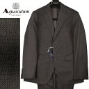 ◆Aquascutum アクアスキュータム◆春夏モデル 定価 121,000円 日本製 セットアップスーツ グレー(AB5サイズ) メンズスーツ ビジネススー..