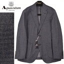 アクアスキュータム ◆Aquascutum アクアスキュータム◆春夏モデル 定価 104,500円 日本製 シルク混 ストレッチジャケット ネイビー (38サイズ)メンズジャケット