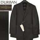 ◆D'URBAN ダーバン◆【70%OFF】春夏モデル 定価 91,300円 日本製 イタリア生地【カノニコ/CANONICO】 ストライプ柄ウールスーツ 黒 ...