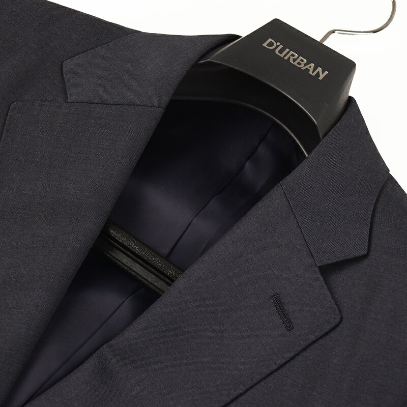 ◆D'URBAN ダーバン◆秋冬モデル 定価 126,500円 日本製 【スリーピース】無地ウールスーツ 紺(BB4サイズ) メンズスーツ ビジネススーツ