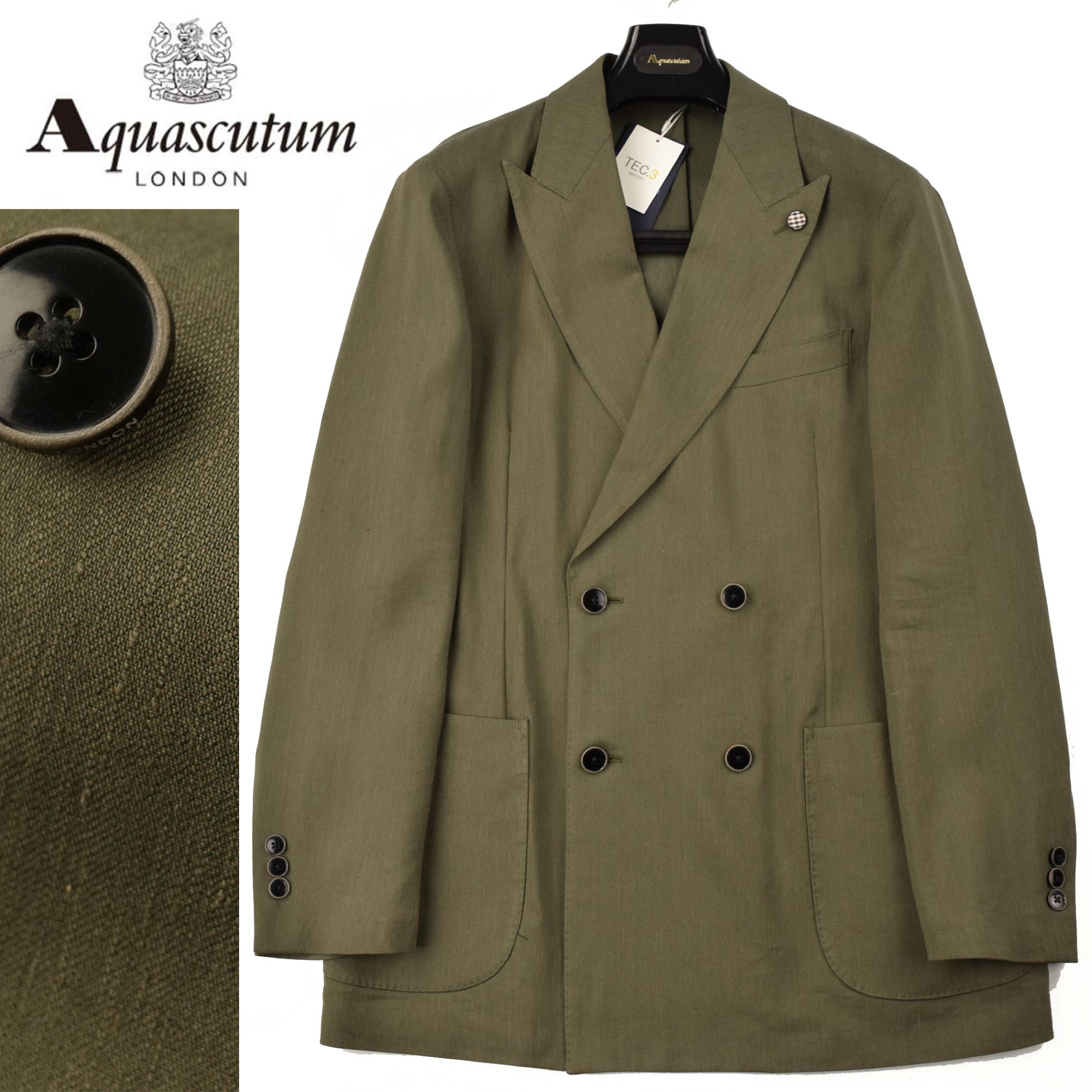 楽天市場】Aquascutum アクアスキュータム（カラーカーキグリーン