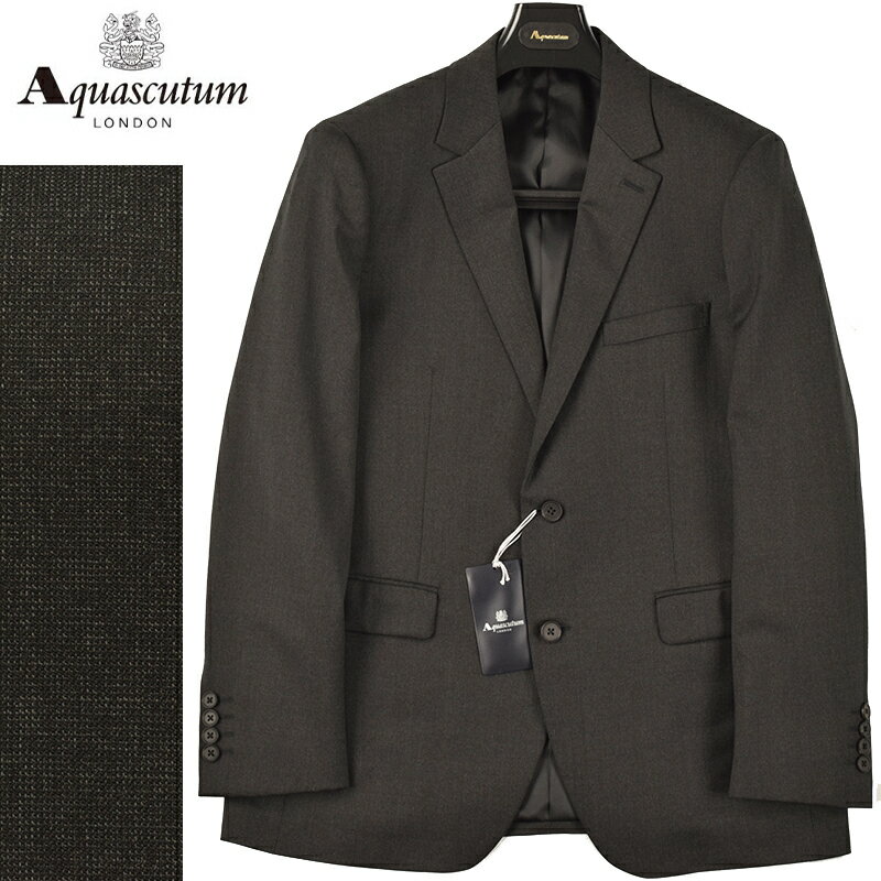 アクアスキュータム ◆Aquascutum アクアスキュータム◆70％OFF 秋冬モデル 定価 132,000円 日本製 ピンチェック ウールジャケット グレー メンズジャケット ビジネス カジュアル おしゃれ