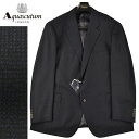 アクアスキュータム ◆Aquascutum アクアスキュータム◆秋冬モデル 定価 126,500円 日本製 チェック柄ウールジャケット 紺(4Lサイズ) (大きいサイズ・キングサイズ・ビッグサイズ)メンズジャケット ビジネス カジュアル おしゃれ