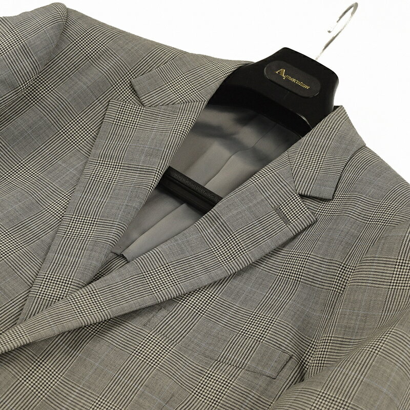 ◆Aquascutum アクアスキュータム◆春夏モデル 定価 176,000円 日本製 はっ水加工 グレンチェック柄スーツ(AB5・AB6サイズ)メンズスーツ ビジネススーツ おしゃれ