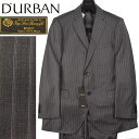 ◆D 039 URBAN ダーバン◆春夏モデル 定価 242,000円 日本製 イタリア生地【ロロ ピアーナ/LoroPiana】 WISH-ウィッシュ-Super170’s シルク混 ピンストライプ柄ウールスーツ グレー(AB7サイズ) メンズスーツ ビジネススーツ