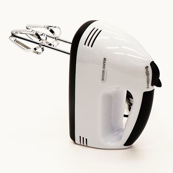 【4454】☆7【電動泡立て器】電動ハンドミキサー 3段階のスピード切り替え キッチン家電 キッチングッズ ミキサー 電動 ホイッパー 縦置き ホイップクリーム 自立式 調理道具 泡だて器 コンパクト 使わない時もスッキリ収納 ヒロ・コーポレーション 【HLM-006BK】