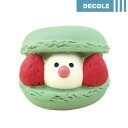 デコレ DECOLE concombre　コンコンブル文鳥スイーツ　苺マカロン　グリーンいちごスイーツシリーズ〜verry mattary STRAWBERRY〜ミニチュア　置物　飾り　インテリア雑貨　動物　アニマル　いちご　イチゴ　苺