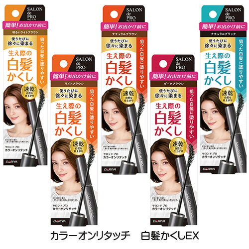 白髪かくし ダリヤ サロンドプロ カラーオンリタッチ 白髪かくしEX(15ml) 明るいライトブラン ライトブラウン ナチュラルブラウン ダークブラウン ナチュラルブラック 30代 40代 50代 60代 70代