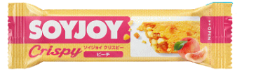 【3167】大塚製薬SOYJOY(ソイジョイ)クリスピー　ピーチ×1本【必ず12本単位でのご注文をお願い致します。】※北海道・東北・信越・沖縄・離島は追加送料あり※