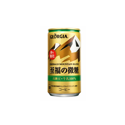 【6221】【訳あり】コカ・コーラ ジョージア ジョージア エメラルドマウンテンブレンド 至福の微糖185g缶 ×30本（1ケース）微糖【3ケースまで1配送可】※1本あたり39円【在庫限り】【最終値下げ】のサムネイル