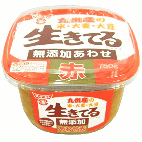 【6213】【フンドーキン】生きてる無添加あわせ赤　750g【6個で1ケース】【2ケースまで1配送可】※北海道・東北・信越・沖縄・離島は追加送料あり※