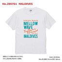 プリントTee　umisora　209701　MALDIVES　モリディブ　メンズ　レディース　ユニセックス　夏　サマー　海　山　レジャー　ウミソラ　プリント　半袖　S　M　L　Tシャツ