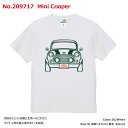 プリントTee　umisora　209717　MINI Cooper　メンズ　レディース　ユニセックス　夏　サマー　海　山　レジャー　ウミソラ　プリント　半袖　S　M　L　Tシャツ