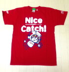 がんばれ広島　カープ女子　コラボTee　810545　ナイスキャッチカーピーTシャツ　Nice Catch Carpie Tee　プリントTシャツ　カープ　野球　プロ野球　広島　チアー　Carp　Cheer　半袖Tシャツ