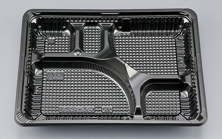 CZ－223 BS黒本体（N） 600枚　シーピー化成　使い捨て弁当容器