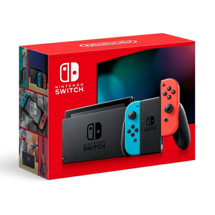 樂天商城 - ［新品］Nintendo Switch Joy-Con（L）ネオンブルー／（R）ネオンレッド 新モデル
