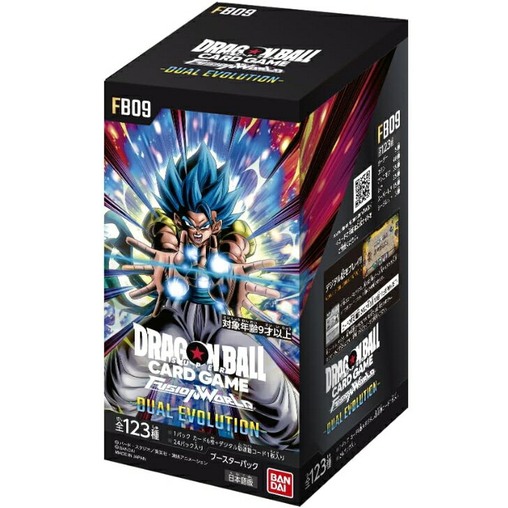 Rakuten - ドラゴンボールスーパーカードゲーム フュージョンワールド ブースターパック DUAL EVOLUTION FB09 BOX（24パック入り）