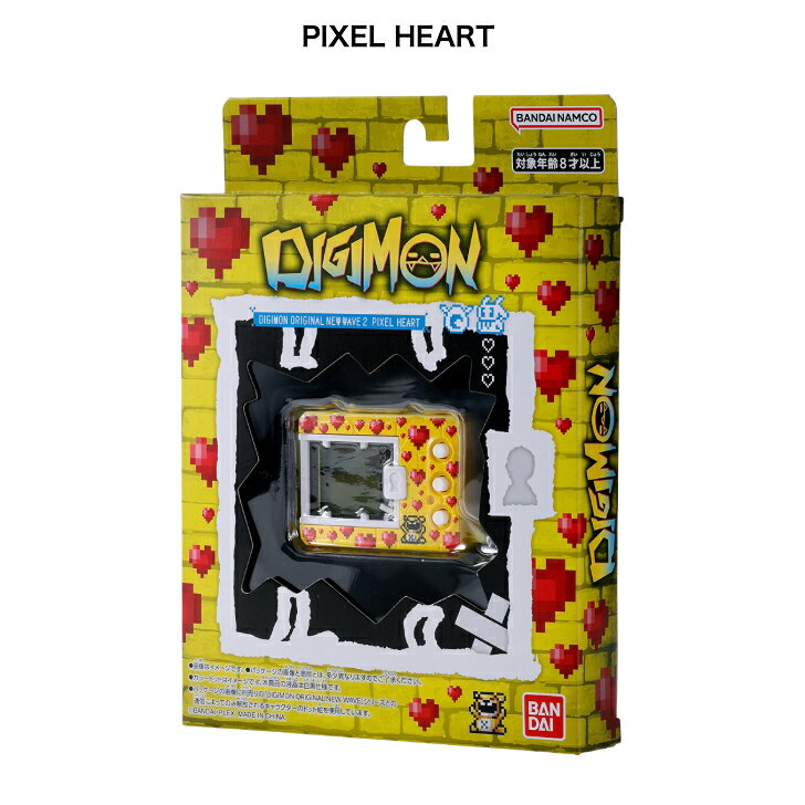 DIGIMON ORIGINAL NEW WAVE 2 GRAFFITI CORONAMON / PIXEL HEART / ILLUSTRATION CHAMPION Ver.1-5 / LOGO BLACK