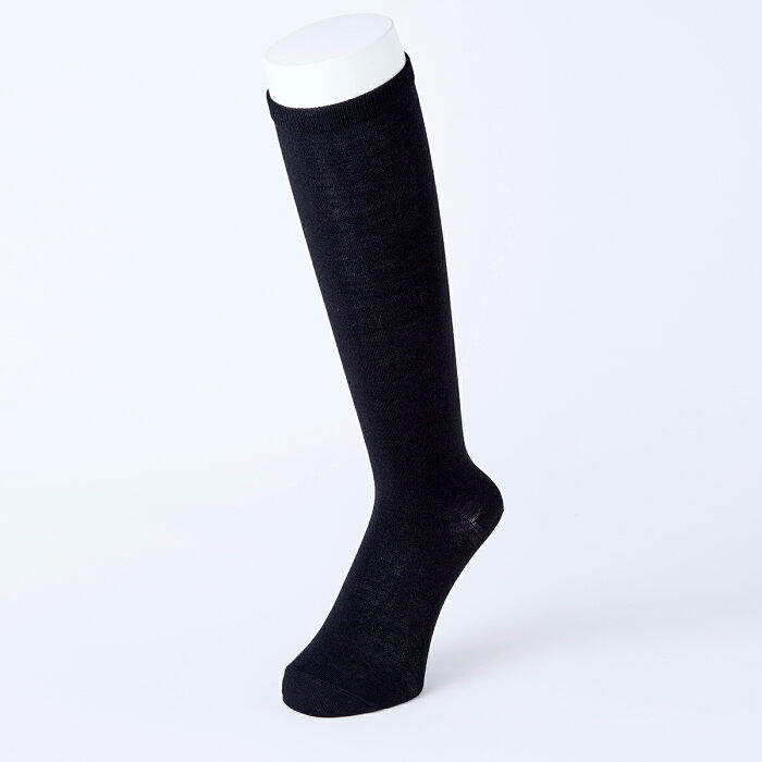 SUPER SOX レディース 38cm丈 ハイソックス 無地（つま先かかと補強）| 21-23cm 23-25cm 岡本 okamoto 靴下 レディース スーパー ソックス 臭わない 消臭ソックス 消臭靴下 婦人靴下 足の臭い 対策 蒸れない 消臭 くつ下 レディースソックス オカモト 岡本靴下 足