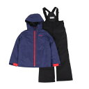 フェニックス(PHENIX)(キッズ)ジュニア プレーイングインザスノー ツーピース 上下セット ESB242P84 NAVY