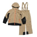ボンファイア(Bonfire)(キッズ)ジュニア 子供 スキーウェア 上下セット スーツ 25MULTI COLOR 80BNF4FSP2335 BEG