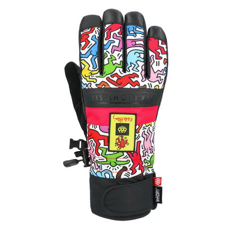 686（686）（メンズ）五指グローブ RECON GLOVE M2WGLV108-KEITH HARING MULTI