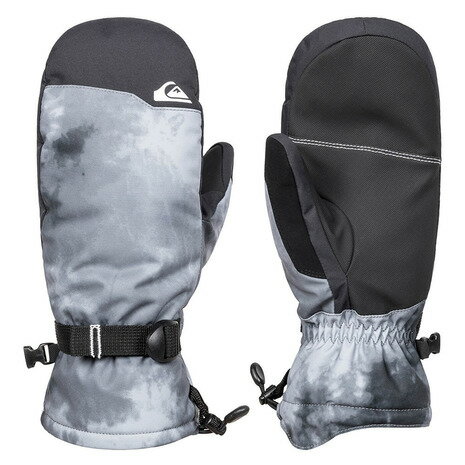 クイックシルバー（Quiksilver）（メンズ）グローブ ミトン スキー スノーボード スノボ メンズ グレー..
