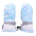エアボーン(ARBN)(キッズ)ジュニア 子供 グローブ ミトン 雪遊び スキー スノーボード スノボ ブルー NATURE AB33WG1383 BLU 保温...