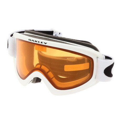 オークリー（OAKLEY）（キッズ）ジュニア スキー スノーボード ゴーグル メガネ対応 O FRAME 2.0 PRO S MATTE WHITE PERSIMMON 71260300