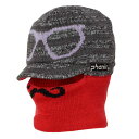 フェニックス（PHENIX）（キッズ）ジュニア 子供 バラクラバ スキー スノーボード Color glasses Junior Knit Hat ESB23HW83 BLACK