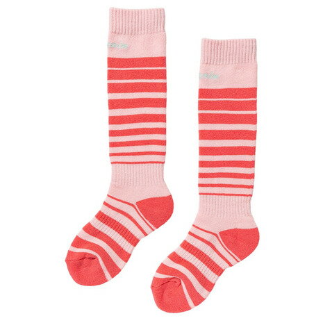 フェニックス（PHENIX）（キッズ）トーナルグラデーションボーダースキーソックス ESG25SO91PALE PINK