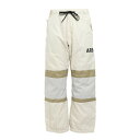 エアボーン(ARBN)(メンズ)スノーボード パンツ メンズ ボードウェア スノボ ホカパンツ ホワイト ベージュ ABP12107 OWHT はっ水