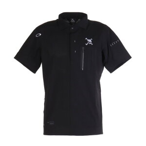 オークリー（OAKLEY） ゴルフウェア はっ水 高通気 SKULL REVOLVE 3Dポケット 半袖ポロシャツ FOA403518-02E （メンズ）