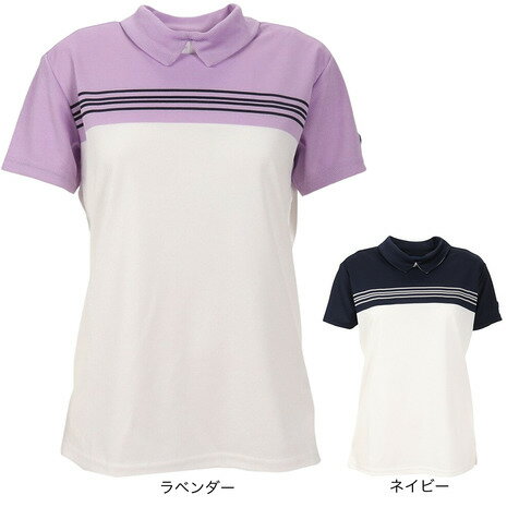 フィドラ（FIDRA）（レディース）ゴルフウェア 吸汗 速乾 消臭 ハイネック半袖ポロ FD5PUG08