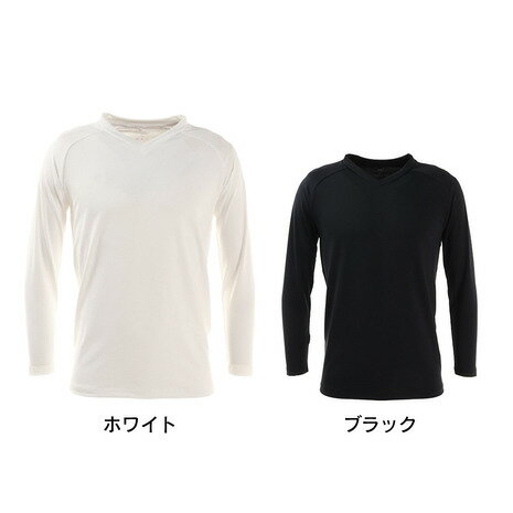 デュアリグ（DUARIG）（メンズ）ゴルフウェア インナー 吸汗速乾 ドライプラス 抗菌 ストレッチ Vネック 長袖アンダーシャツ 404D1ES1375