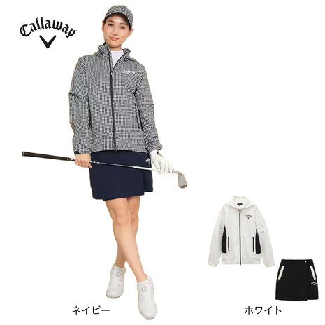 キャロウェイ（CALLAWAY）（レディース）ゴルフウェア 防水 防風 レインウェア 上下セット 収納袋付き C23989201