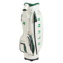 クランク(CLUNK)(メンズ)ゴルフ キャディバッグ カート式 9型 5分割 SHIBAFUシリーズ CB 9 CL5PNC53 WHT