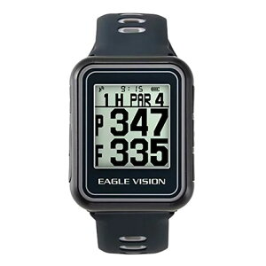 イーグルヴィジョン（EAGLE VISION） 距離計 ゴルフ 時計EAGLE VISION watch5 EV-019 BK 距離測定器 腕時計 GPS ゴルフナビ （メンズ、レディース）