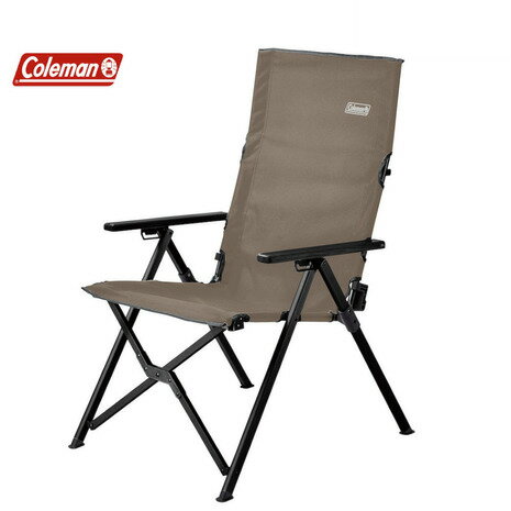 コールマン Coleman 椅子 チェア キャンプ リクライニング レイチェア グレージュ 2190859 イス 折りたたみ 収納ケース付