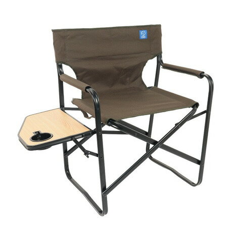 ホールアース（Whole Earth） FOLDING DECK CHAIR フォールディング デッキ チェア WE23DC34 OLIVE 椅子 サイドテーブル付き キャンプ BBQ ベランピング