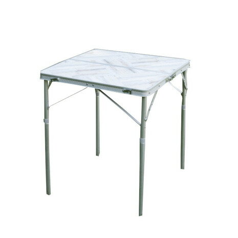 ホールアース（Whole Earth） コンパクトテーブル 折りたたみ アルミ 高さ調節 SHIRAKI TABLE 60/2 WE2KDB07 OWHT ホワイト