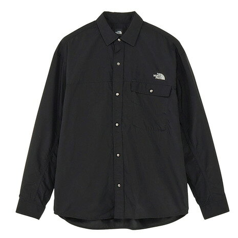 【最大5万ポイントバック!要エントリー&抽選★12/1限定】ザ・ノース・フェイス(THE NORTH FACE)(メンズ、レディース)長袖シャツ ロングスリーブ...