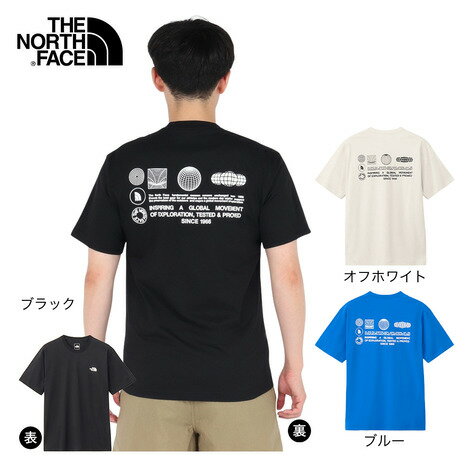 ザ・ノース・フェイス（THE NORTH FACE）（メンズ、レディース）半袖Tシャツ ショートスリーブフラッシュドライグローブグリッドコットンティー NT32550